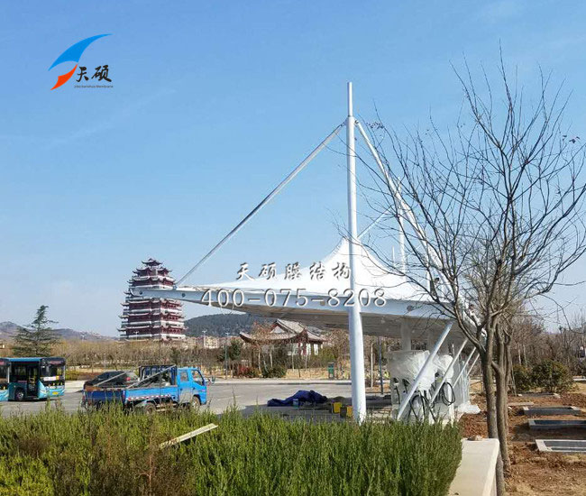 山东山亭区膜结构停车棚